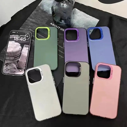 Luxury Denim Tears Phone Case For iPhone Candy Matte Shockproof Back Cover
