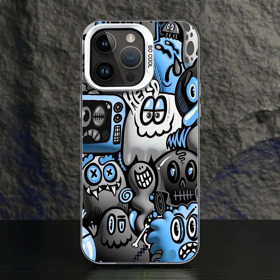 Super Cool Black Graffiti Phone Case