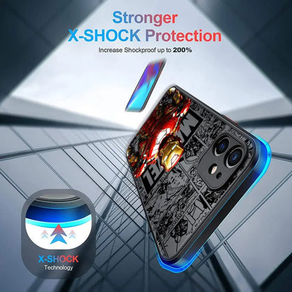 Marvel Spiderman Ironman Comic Phone Case For iPhone