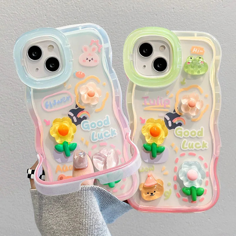 Flower Bracelet Chain Phone Holder Phone Case