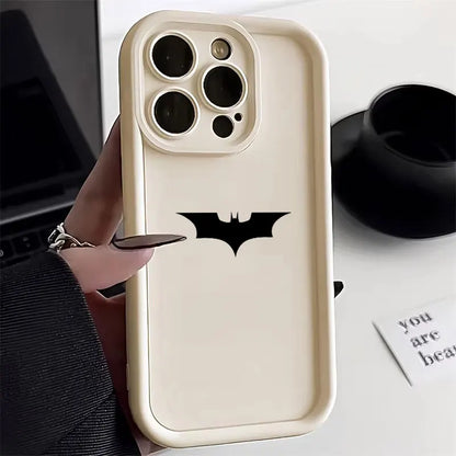 Marvel Batman Ironman Cute Silicone Case For Apple iPhone