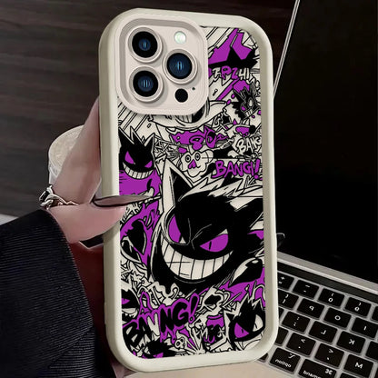 Pokemon Gengar Graffiti Phone Case For iPhone