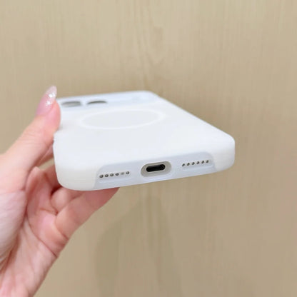Candy Color MagSafe Liquid Silicone iPhone Case