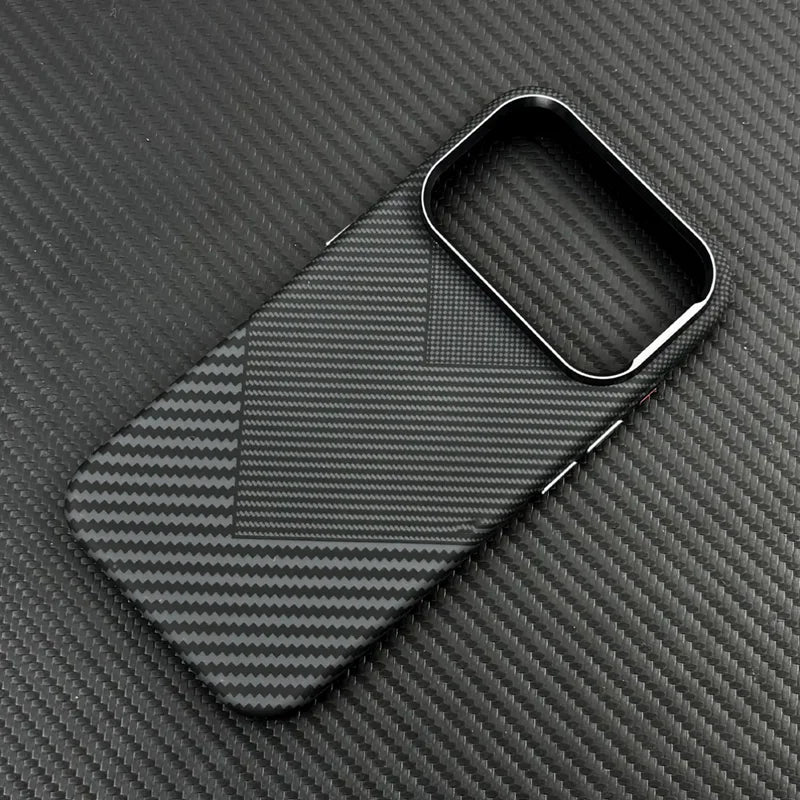 Luxury Carbon Fiber MagSafe Armor Case For iPhone