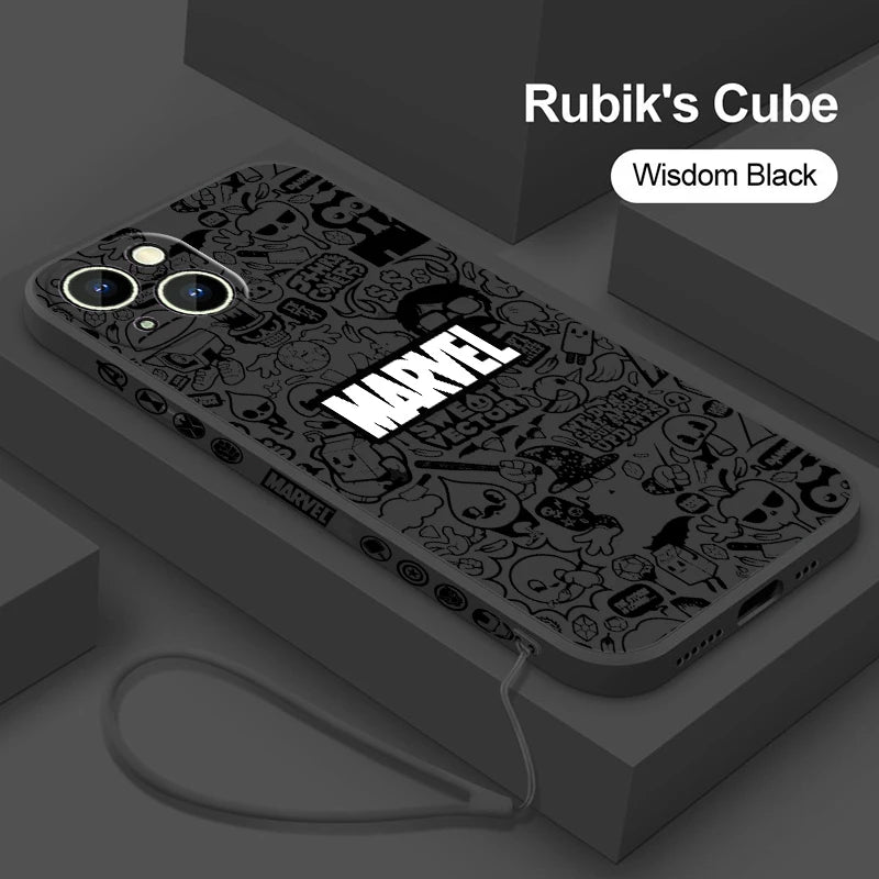 Marvel Superhero Cartoon For Apple iPhone