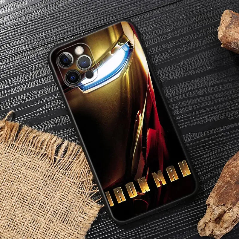 Marvel Iron Man Case For iPhone Protect Soft Funda