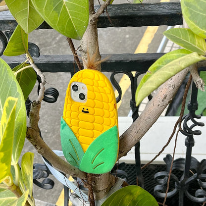 Funny 3D Corn Case Soft Silicone Cover For iPhone