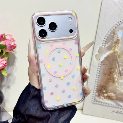 Transparent Wave Point Magnetic Case For iPhone