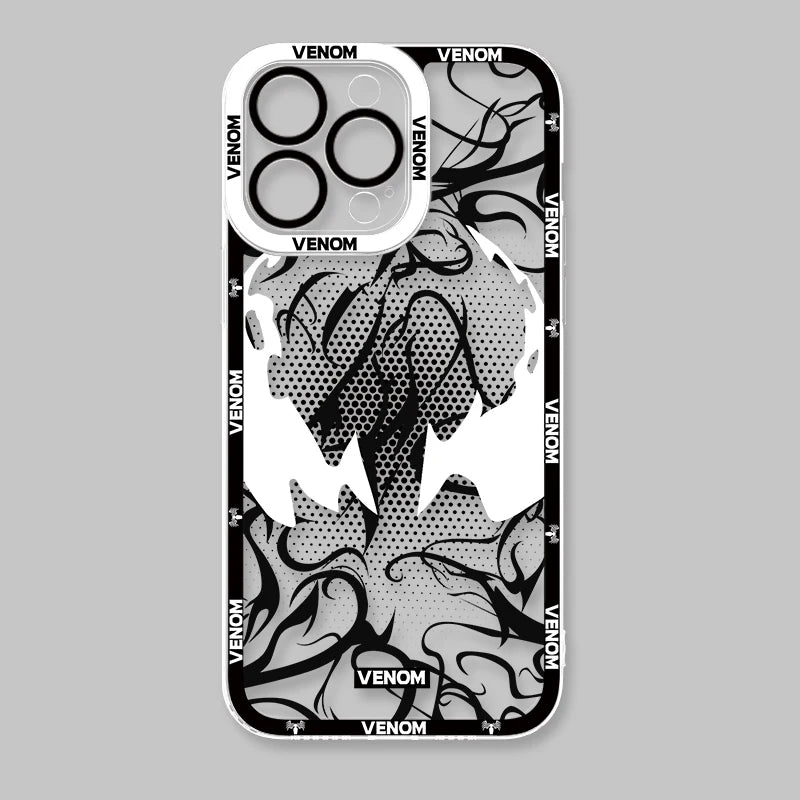 Marvel Spider Man Venom Soft Silicone Phone Case For iPhone