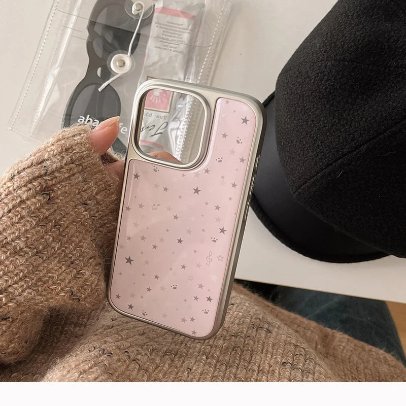 Simple Shine Star Note Pattern Phone Case