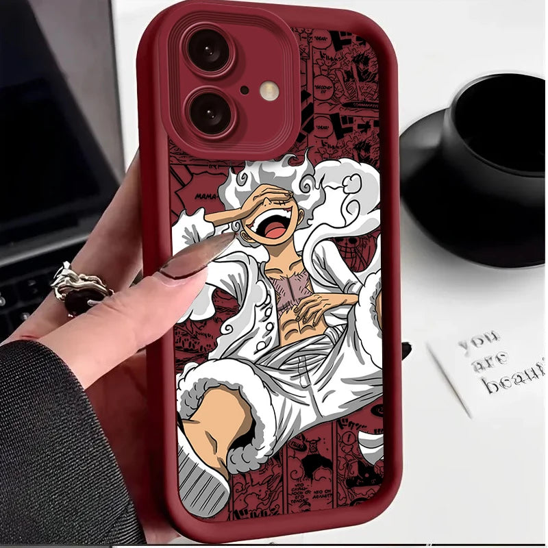 Anime One Piece Soft Silicone Phone Case for iPhone