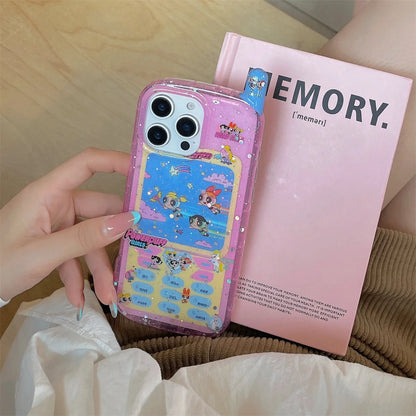 New The Pink Little Policewoman Cat Melody Big Brother Phone Case For iPhone