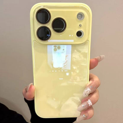 Luxury Candy Color Tempered Glass Camera Protection Case For iPhone Shockproof Bumper Hard Back Cover