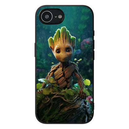 Soft Phone Cover For Apple iPhone Groot Marvels