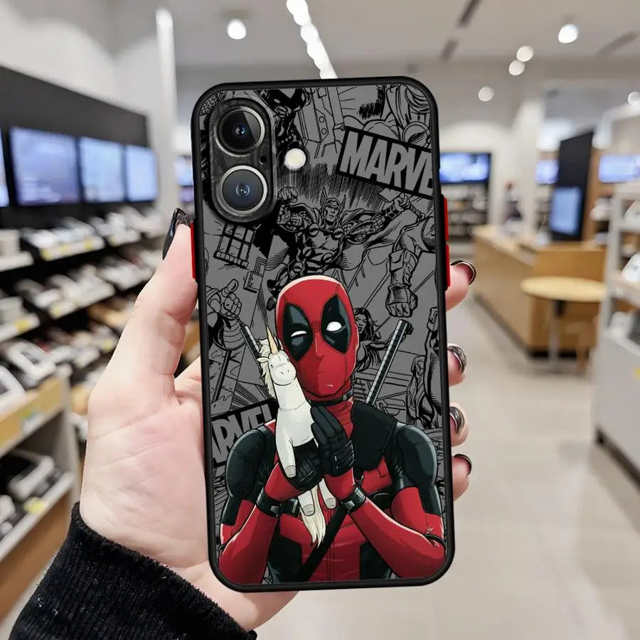 Marvel Deadpool Funny Case For iPhone