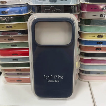 Fashion Original Liquid Silicone Skin Feel Soft Case For iPhone