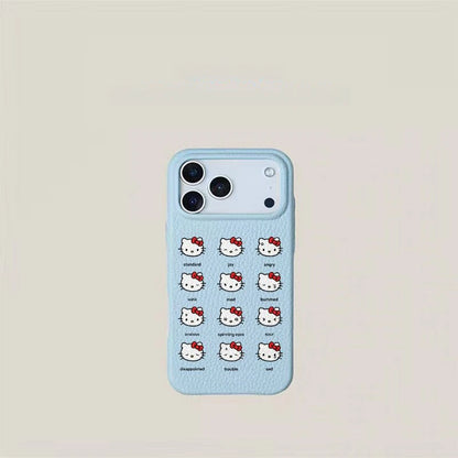 Cute Cartoon Emotional Kt Phone Case For iPhone