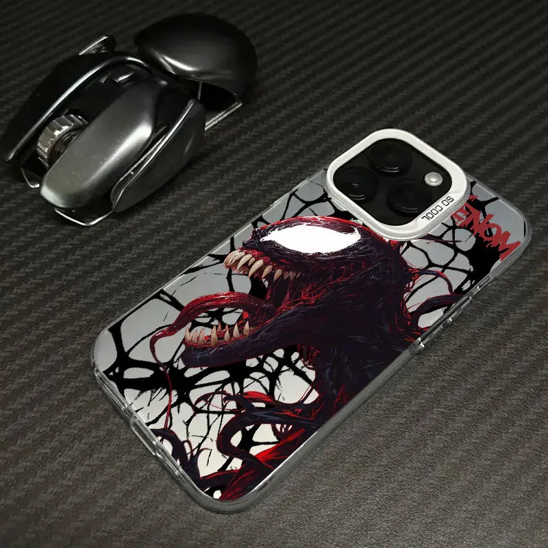 Terrifying Marvel Venom Phone Case For iPhone