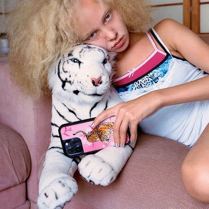 Wildflower Tiger Blossom Phone Case For iPhone