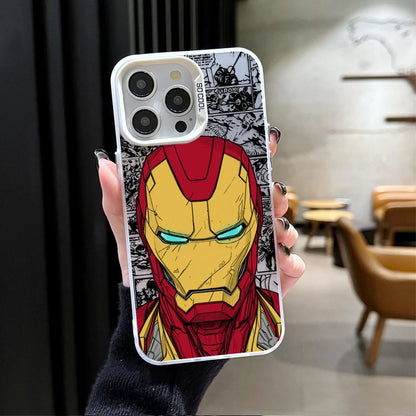 New Plating Phone Case For Marvel Hero Iron Man iPhone