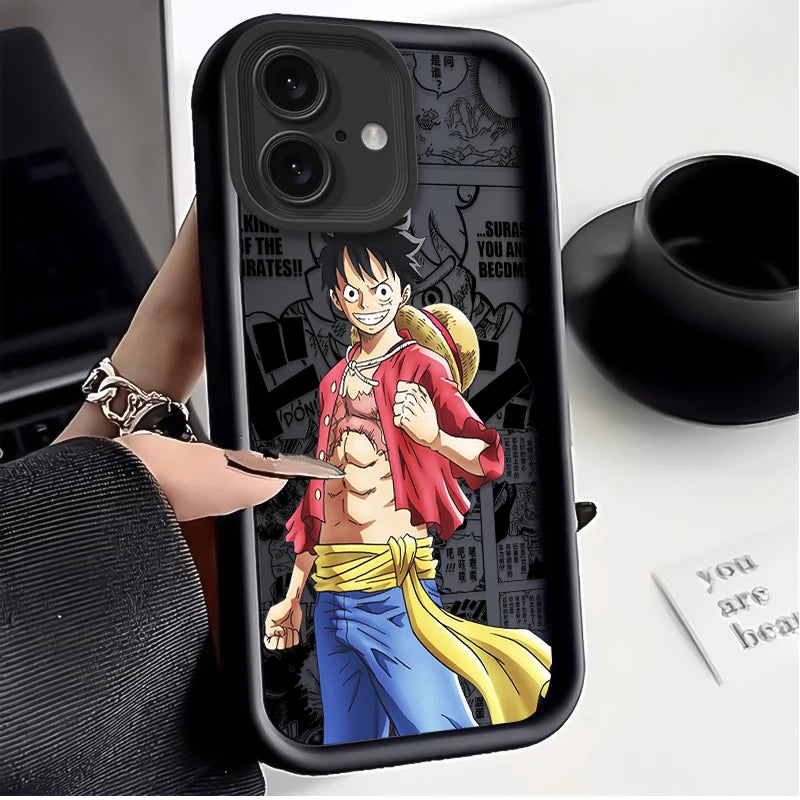 Anime One Piece Soft Silicone Phone Case for iPhone