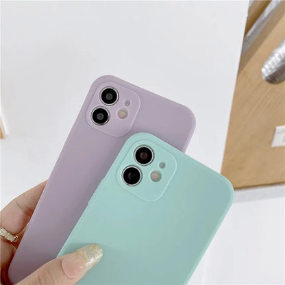 Ultra Thin Shockproof Silicone Phone Case For iPhone