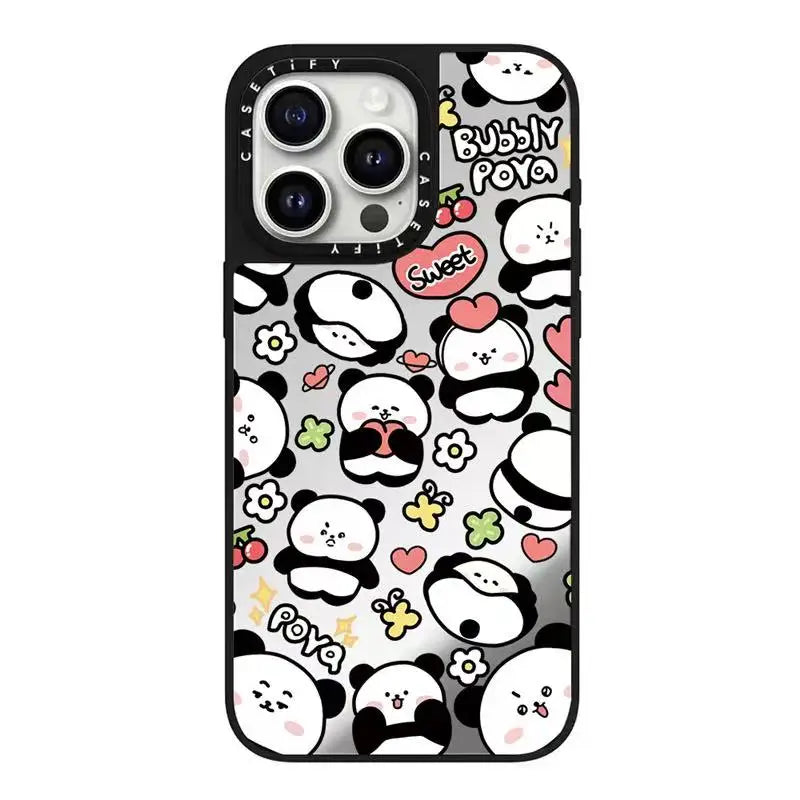 Full Screen Poya Small Panda Apple Phone Case