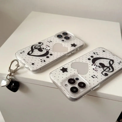 Fashion Music notation Puppy Phone Case For iPhone