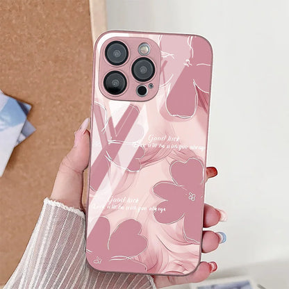 Black Flower Phone Case For iPhone