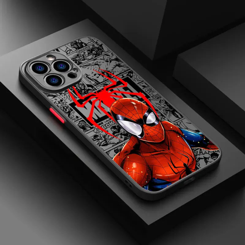 Spider Man Marvel Phone Case For iPhone Shockproof Cover