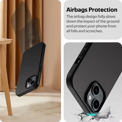 Luxury Matte Silicone Soft Case For iPhone