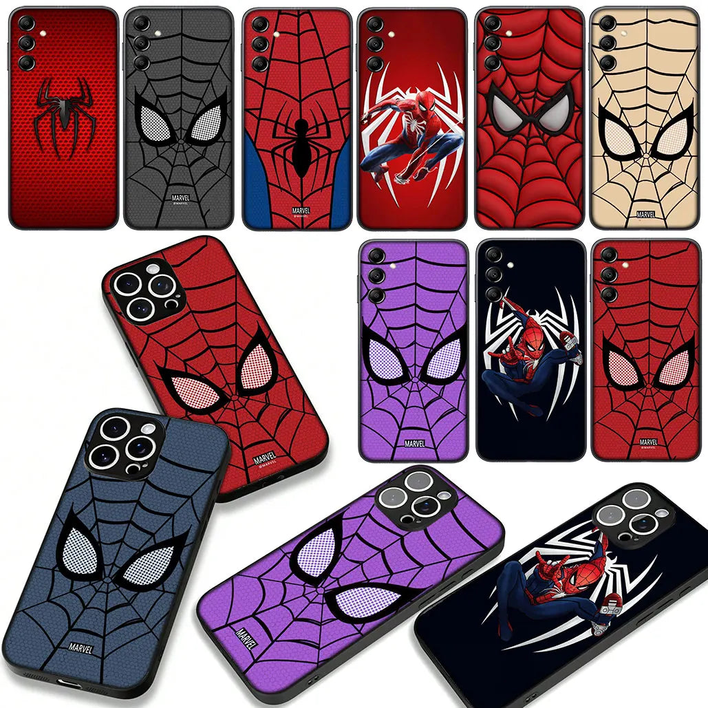 Spider Marvel Man Spiderman Cover Phone Case For Apple iPhone