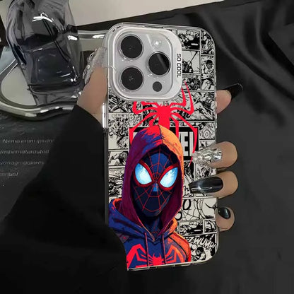 Marvel Cute Spider Men Cover For Apple iPhone Colorful Phone Case