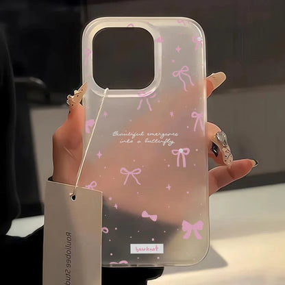 Flower Clear Phone Case For iPhone Case iPhone