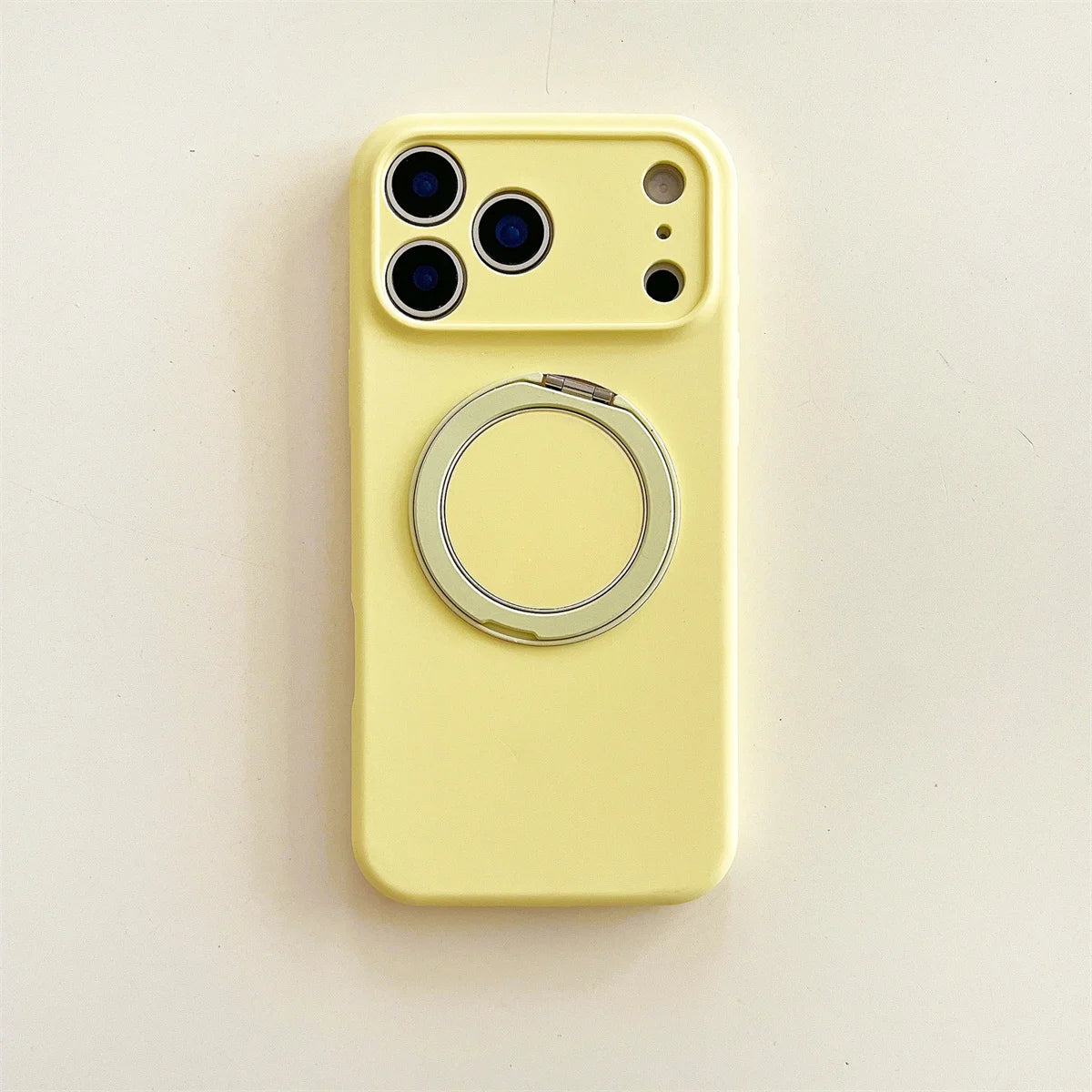 360 Rotate Bracket For Magsafe Magnetic Phone Case For iPhone Stand Silicone Soft Protective Cover