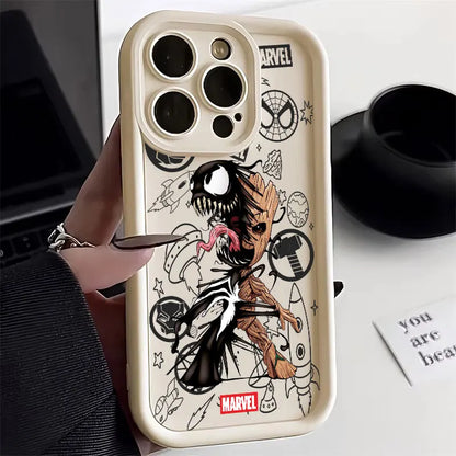 Baby Groot Marvel Silicone Case For Apple iPhone