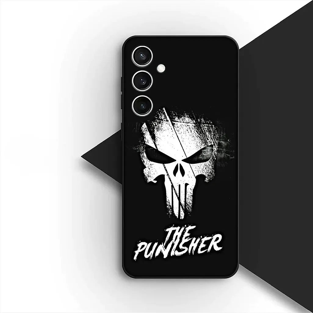 Cover For Apple iPhone The Punisher Marvel Skull