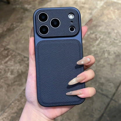 Original Matte Leather Texture Phone Case For iPhone Camera Protection Non Slip Shockproof Bumper Cover