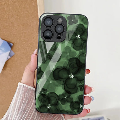 Black Flower Phone Case For iPhone