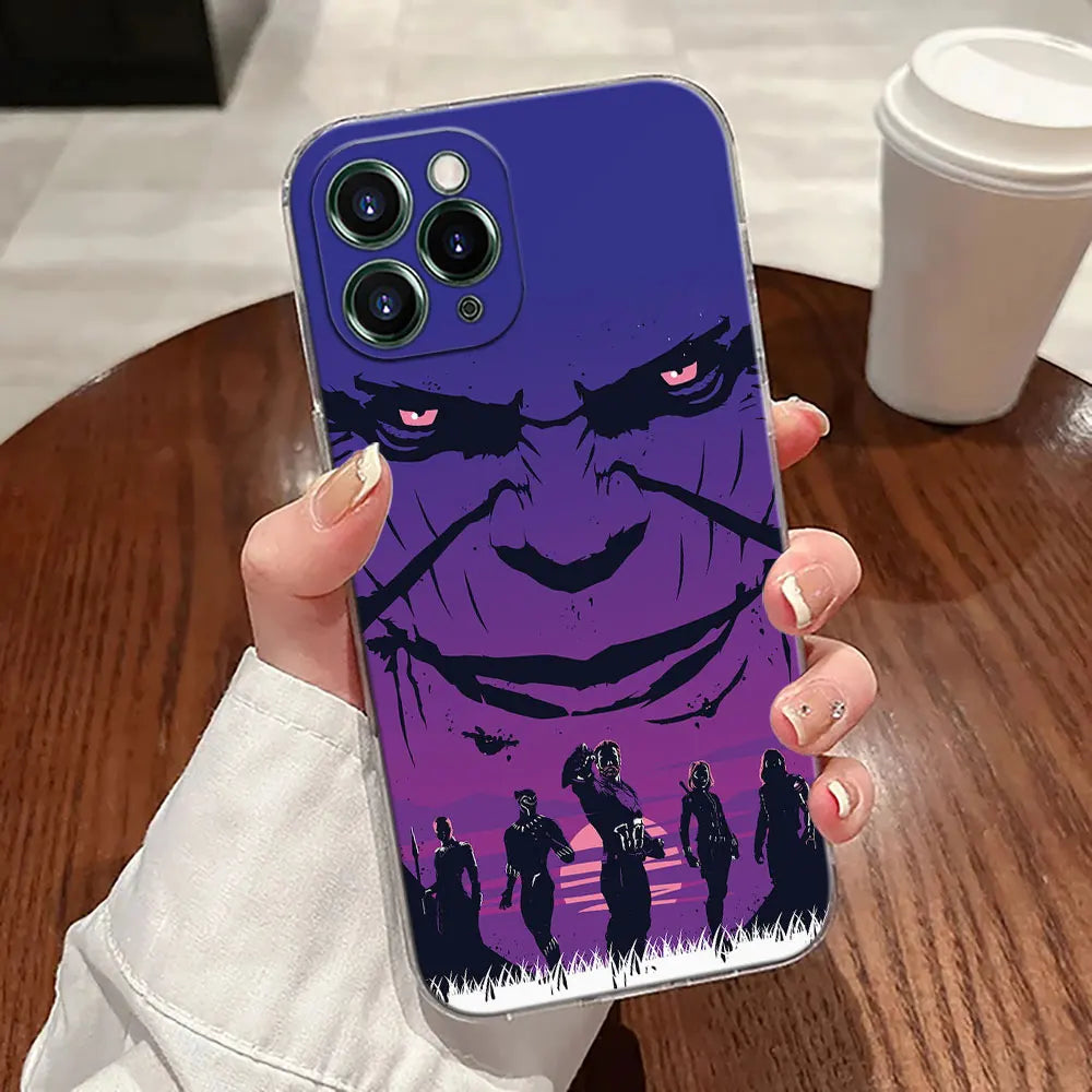 The Avengers Logo Transparent Phone Case For iPhone