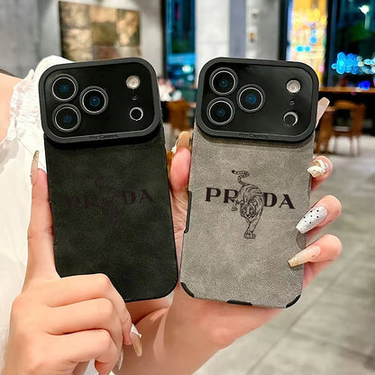 Microfiber Leather Phone Case For iphone Luxury Funda Italy Tiger Streetwear Cases