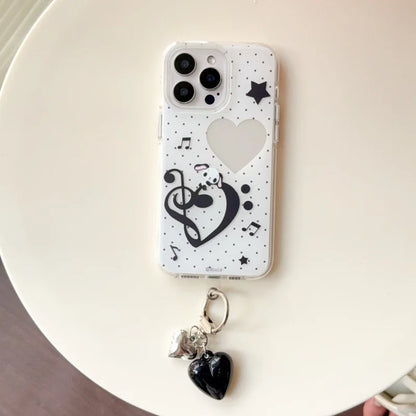 Fashion Music notation Puppy Phone Case For iPhone