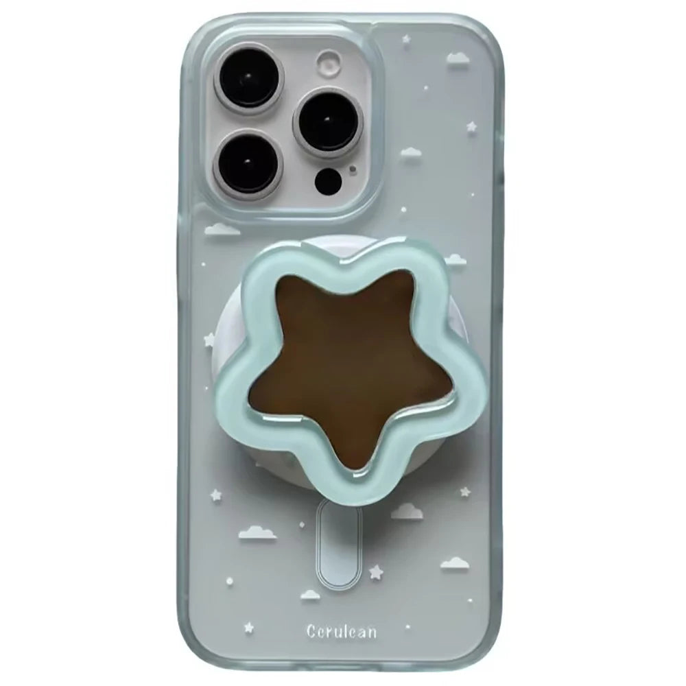 Cute Angel Wings Magnetic Stand Holder Tok Phone Case