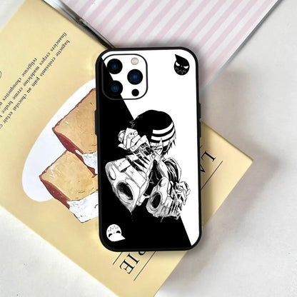 Classic Anime Soul Eater Phone Case FUNDA For IPhone Soft Silicone Black Cover