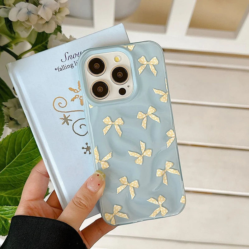 Romantic Retro Bow Know Compatible Phone Case