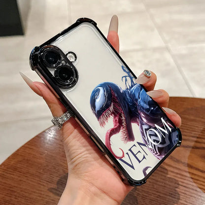 Venom Art Marvel Luxury Shockproof Case For iPhone