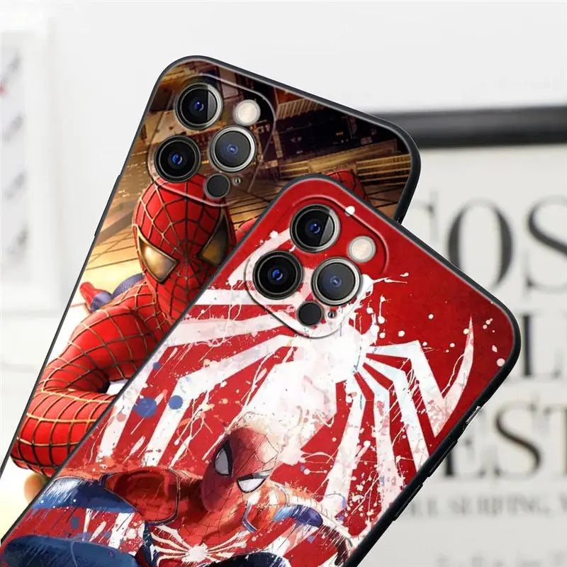 Spider Man Phone Case For iPhone Cover Miles Morales Marvel