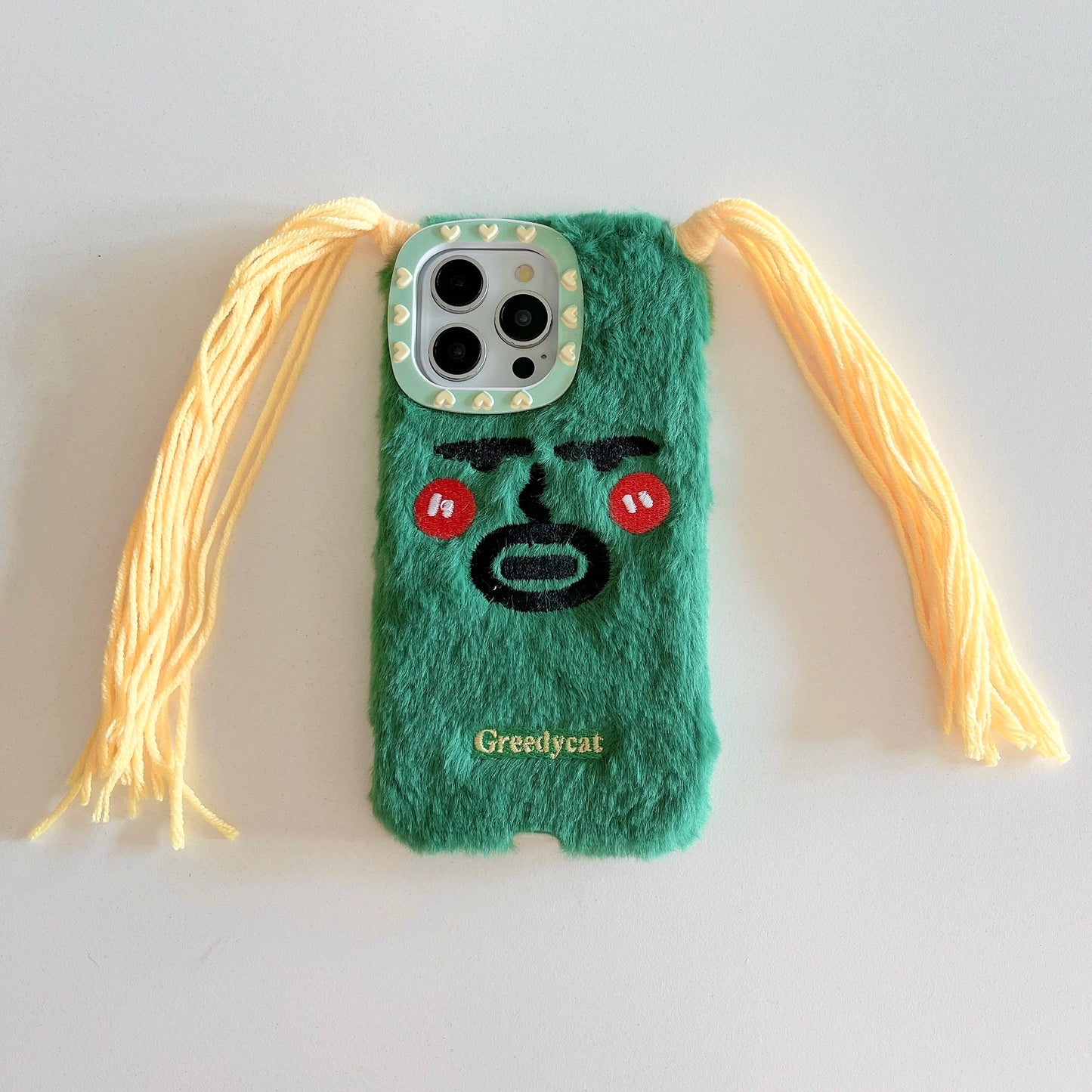 Abstract Fun Yellow Hair Ugly Couple Case For iPhone