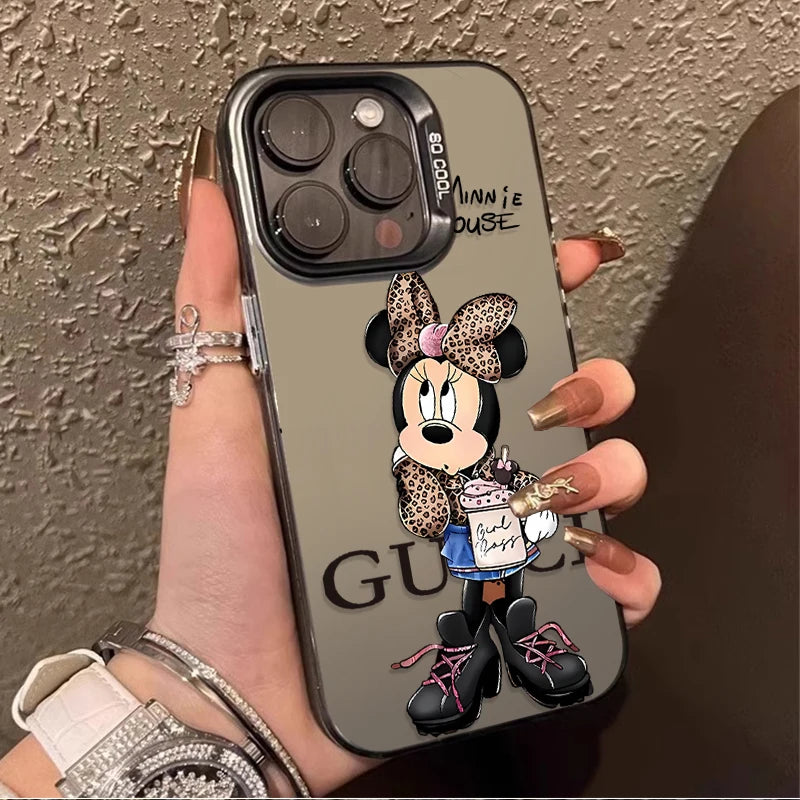 Disney Minnie Cute Creative Hard Phone Case For IPhone