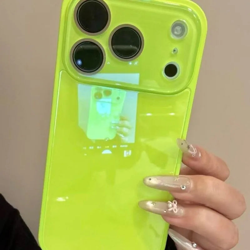 Luxury Camera Protection Phone Case For iPhone Tempered Glass Shockproof Hard Back Cover